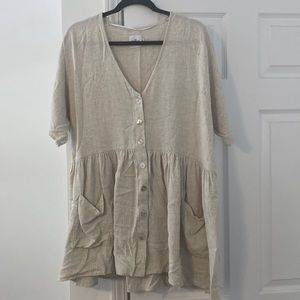 Princess Polly Button Down, Babydoll-Style Dress